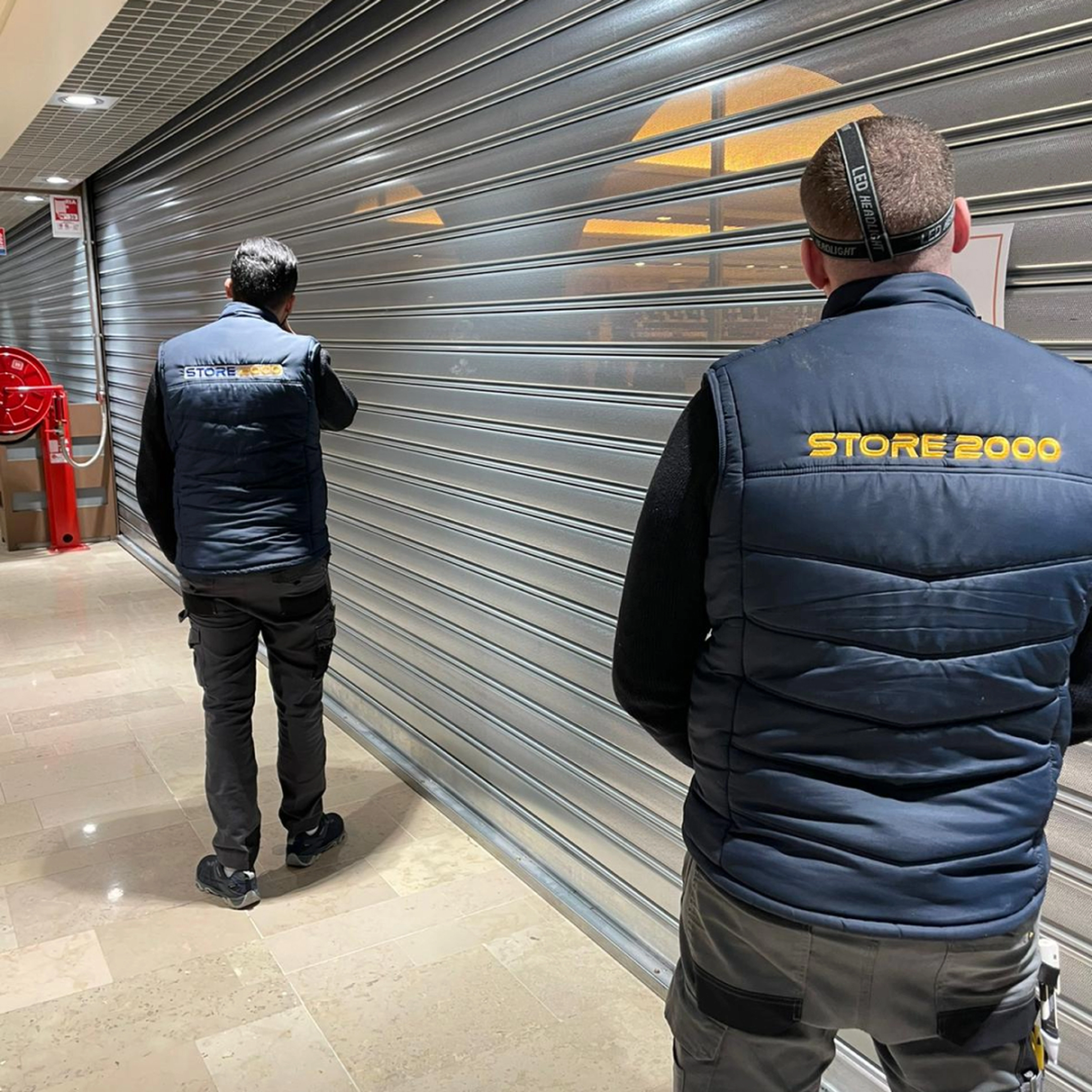 Schéma électrique du rideau métallique