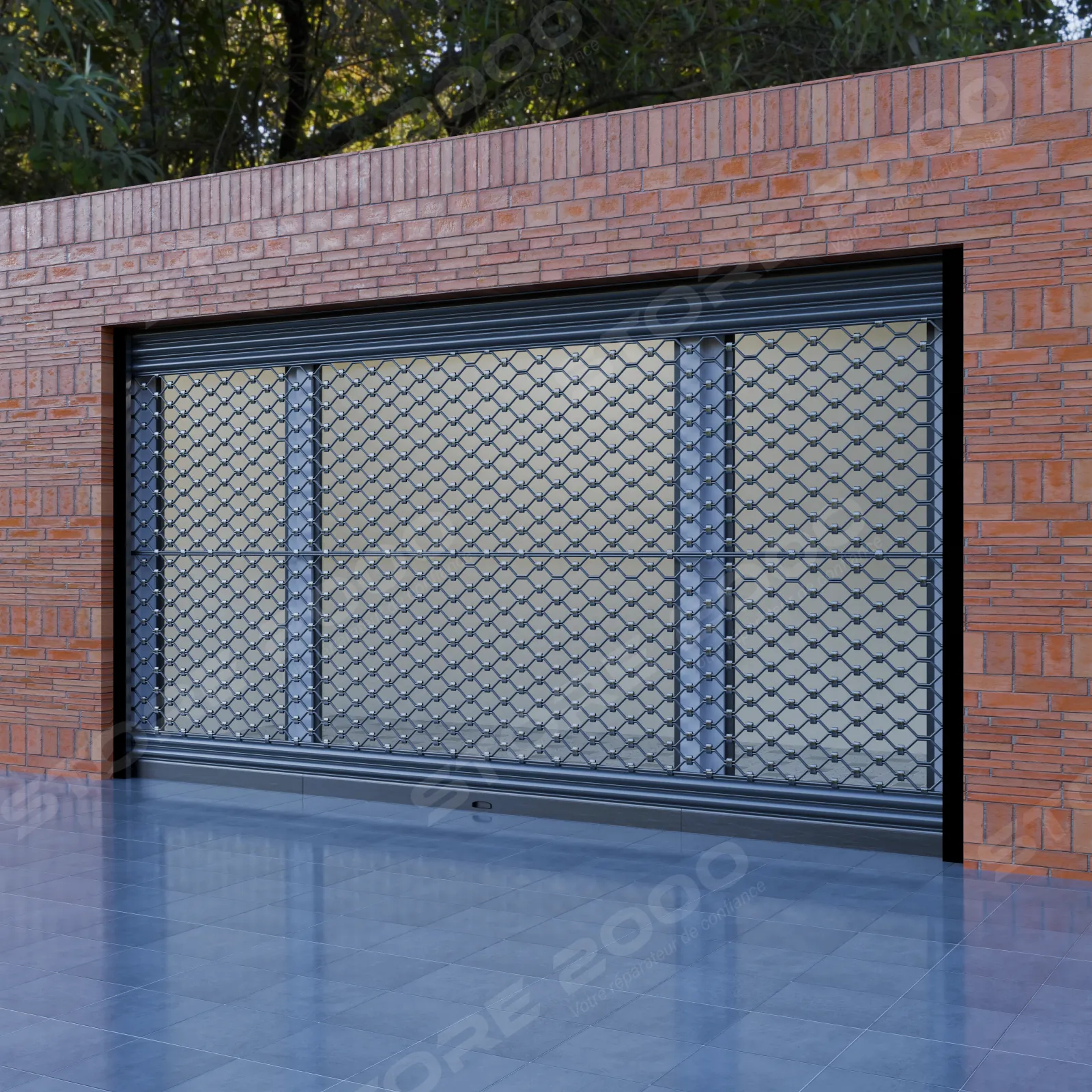 Rideau métallique anti-effraction : Protection maximale