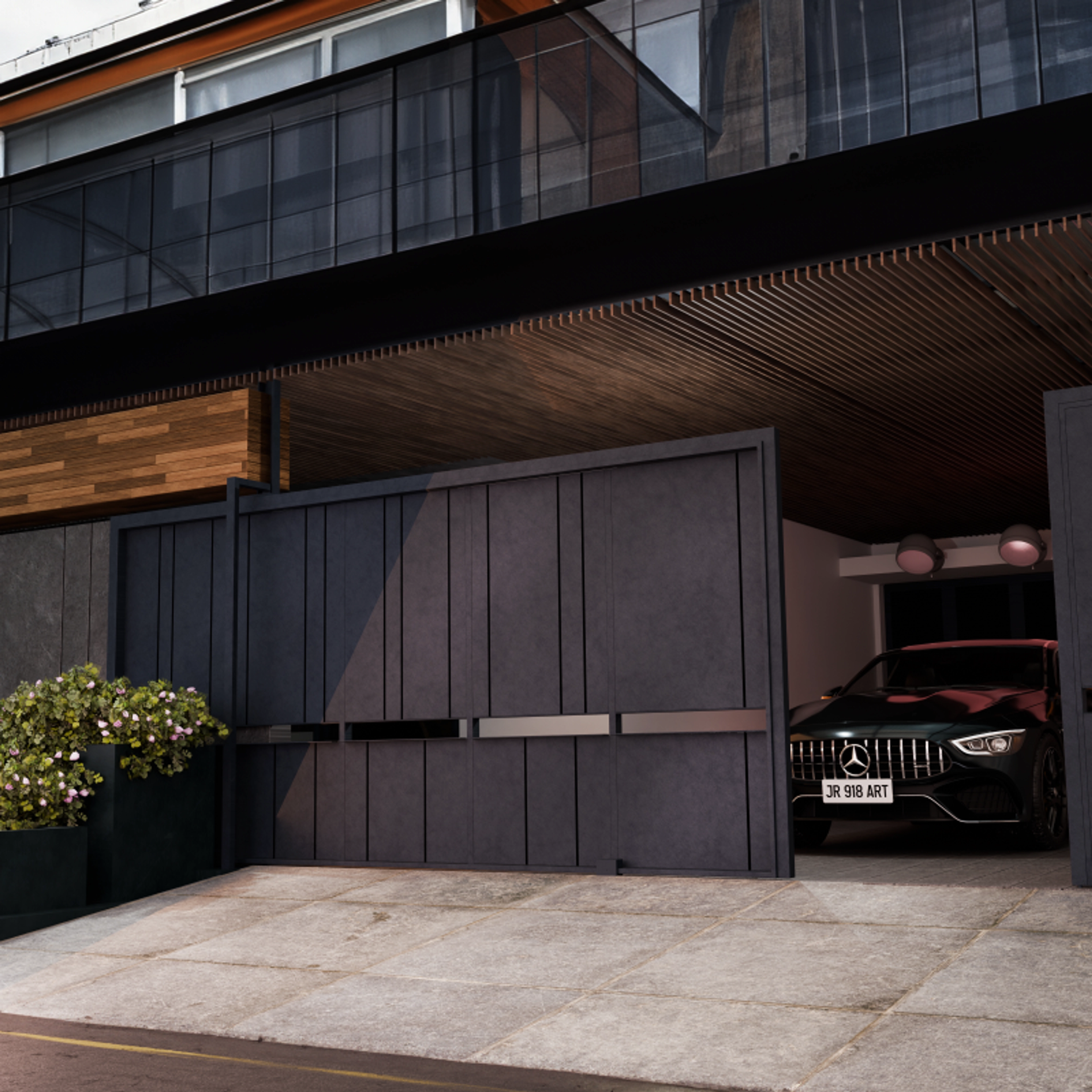 Ouverture portail 180 degrés : est-ce possible ?