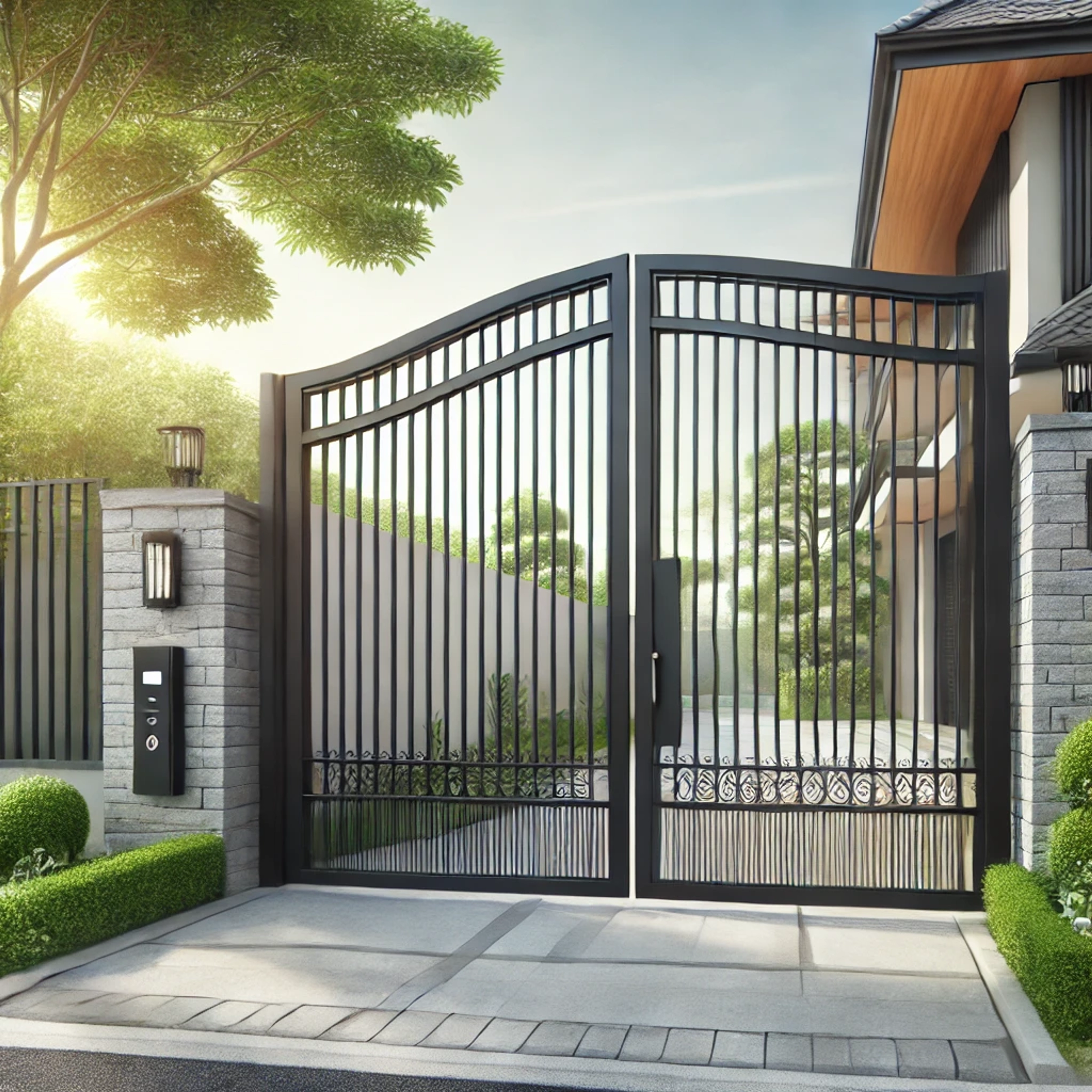 Comment fabriquer des gonds pour portail en pente ?