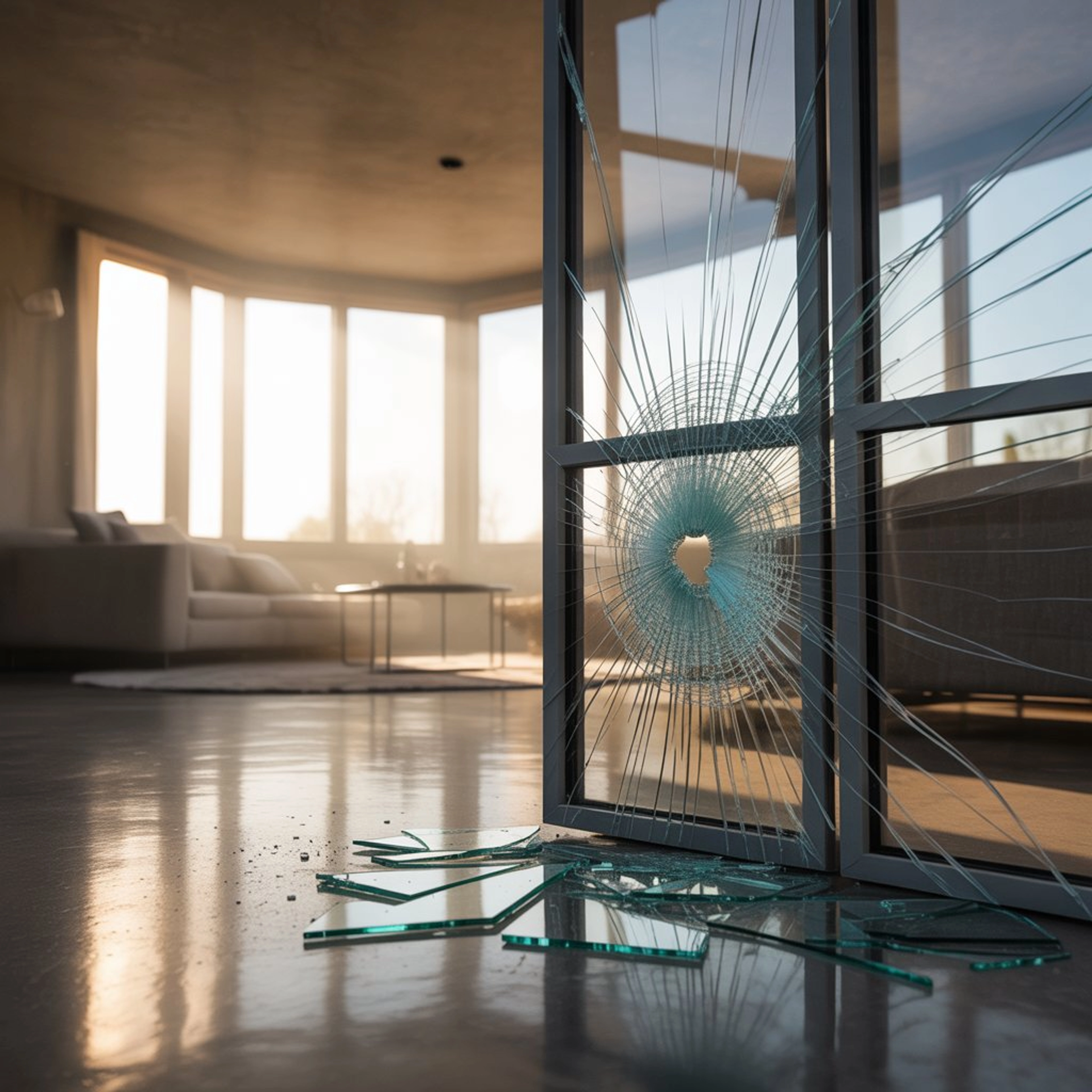 Baie vitrée cassée : comment réagir ?