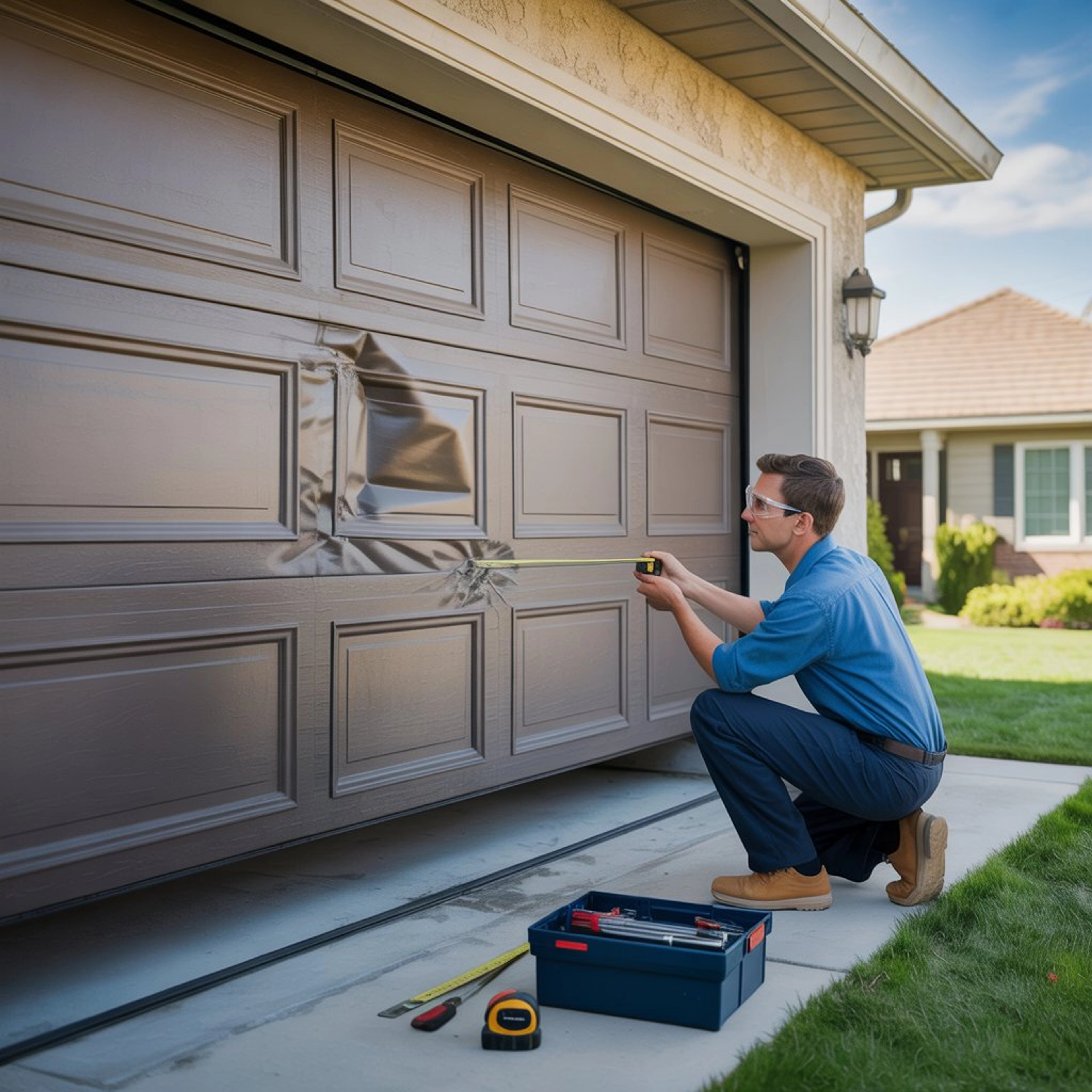 Que faire quand ma porte de garage est endommagée par un tiers ?
