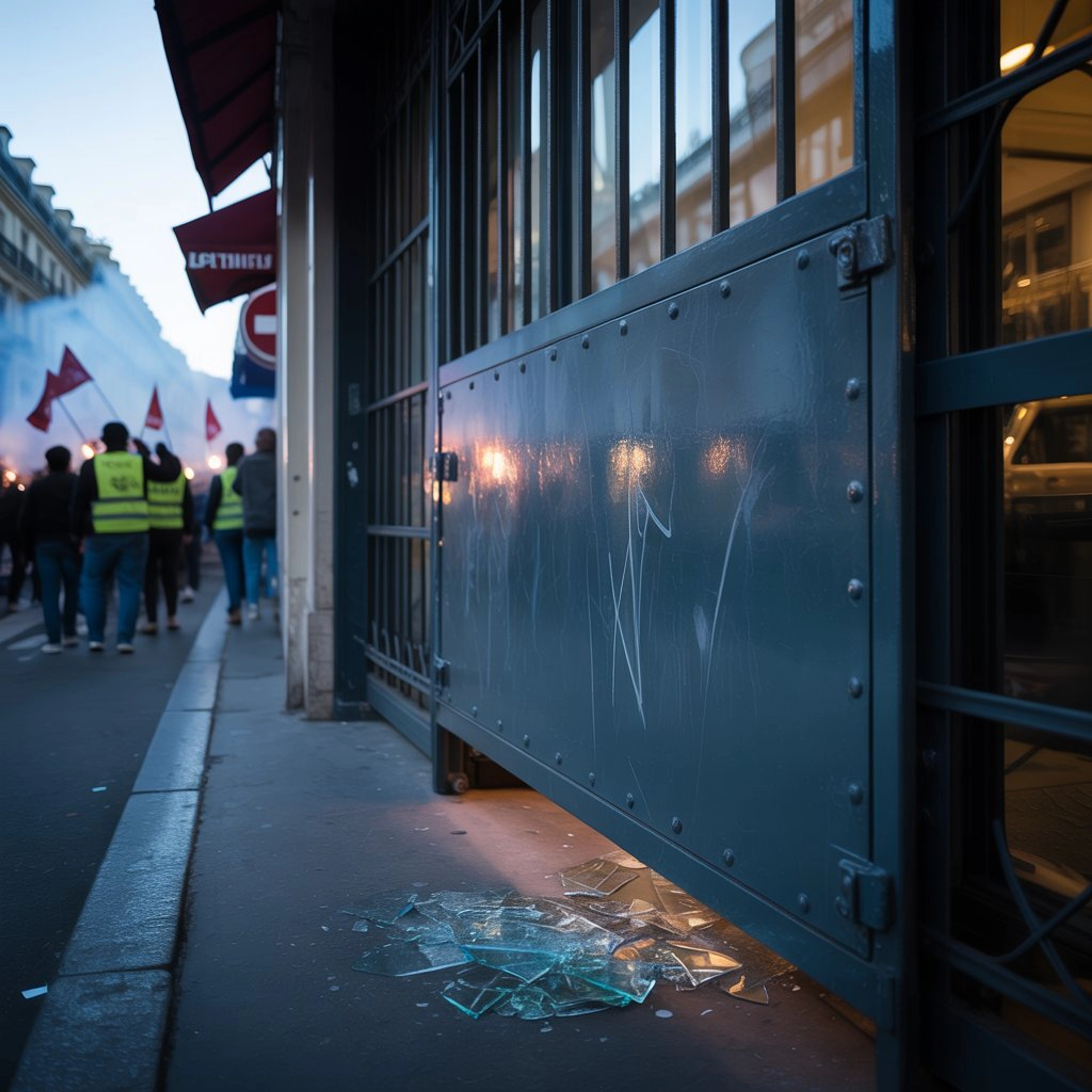 Gilets jaunes et sécurité : les rideaux métalliques à l’épreuve du vandalisme