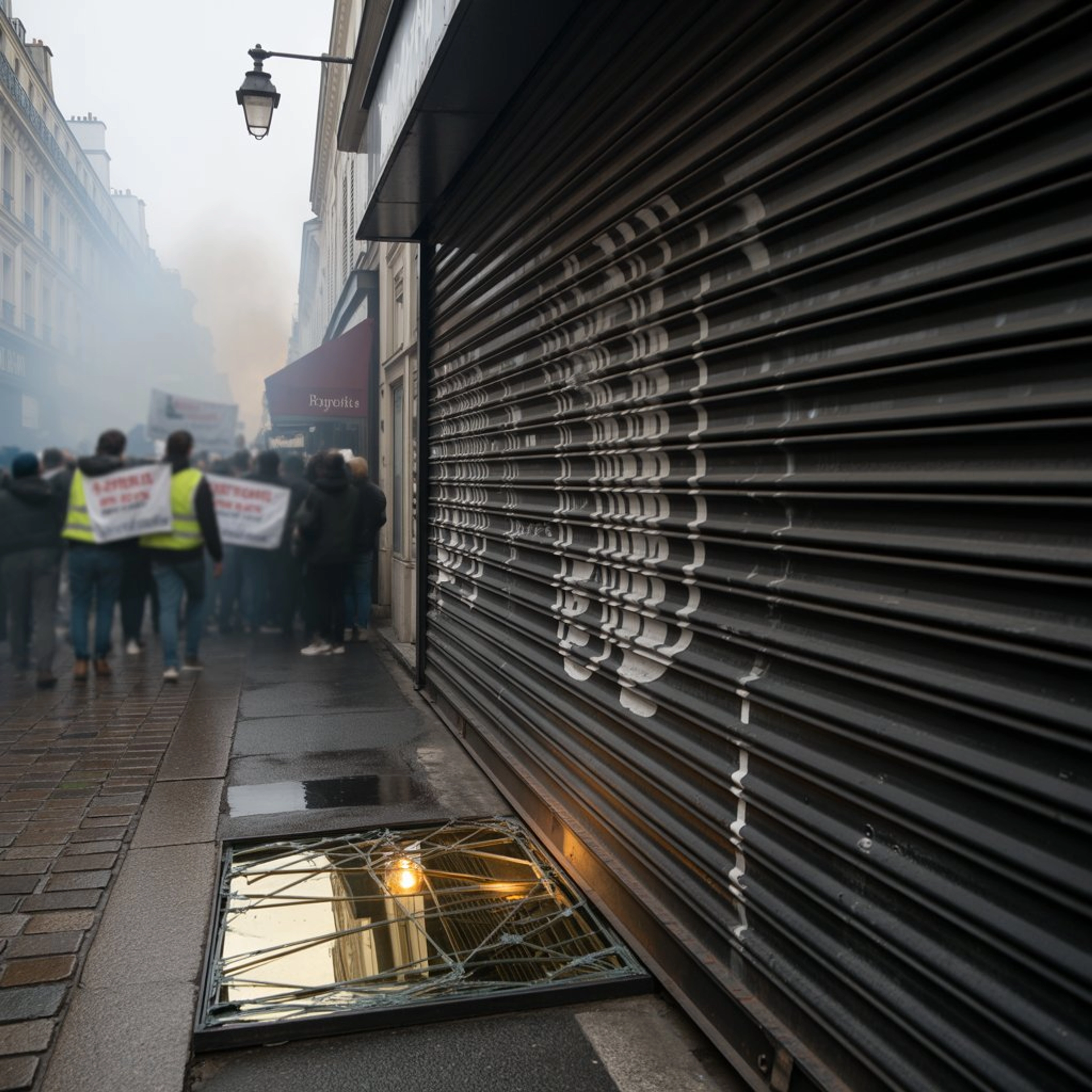 Gilets jaunes et sécurité : les rideaux métalliques à l’épreuve du vandalisme