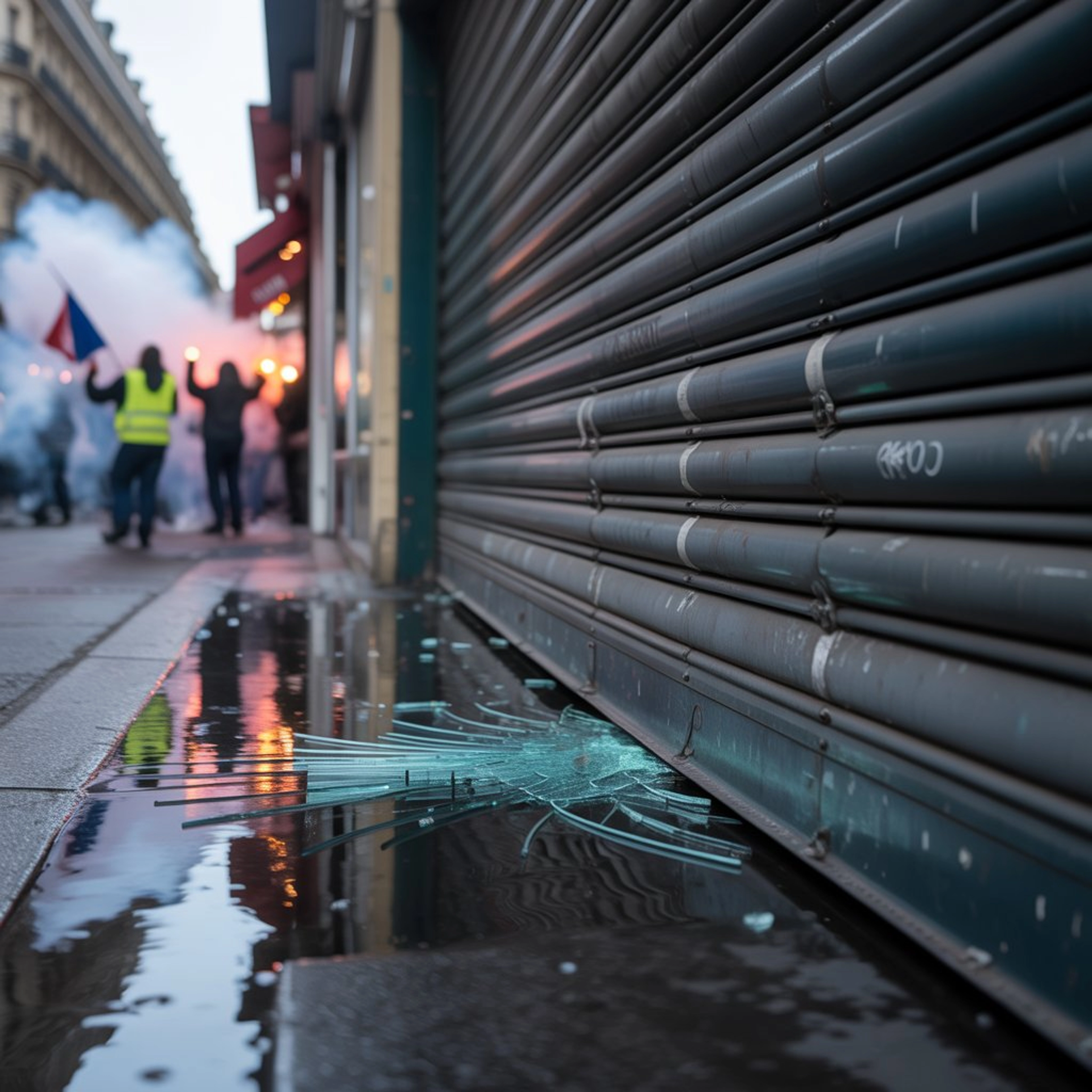 Gilets Jaunes : Réparez vos vitrines cassées !