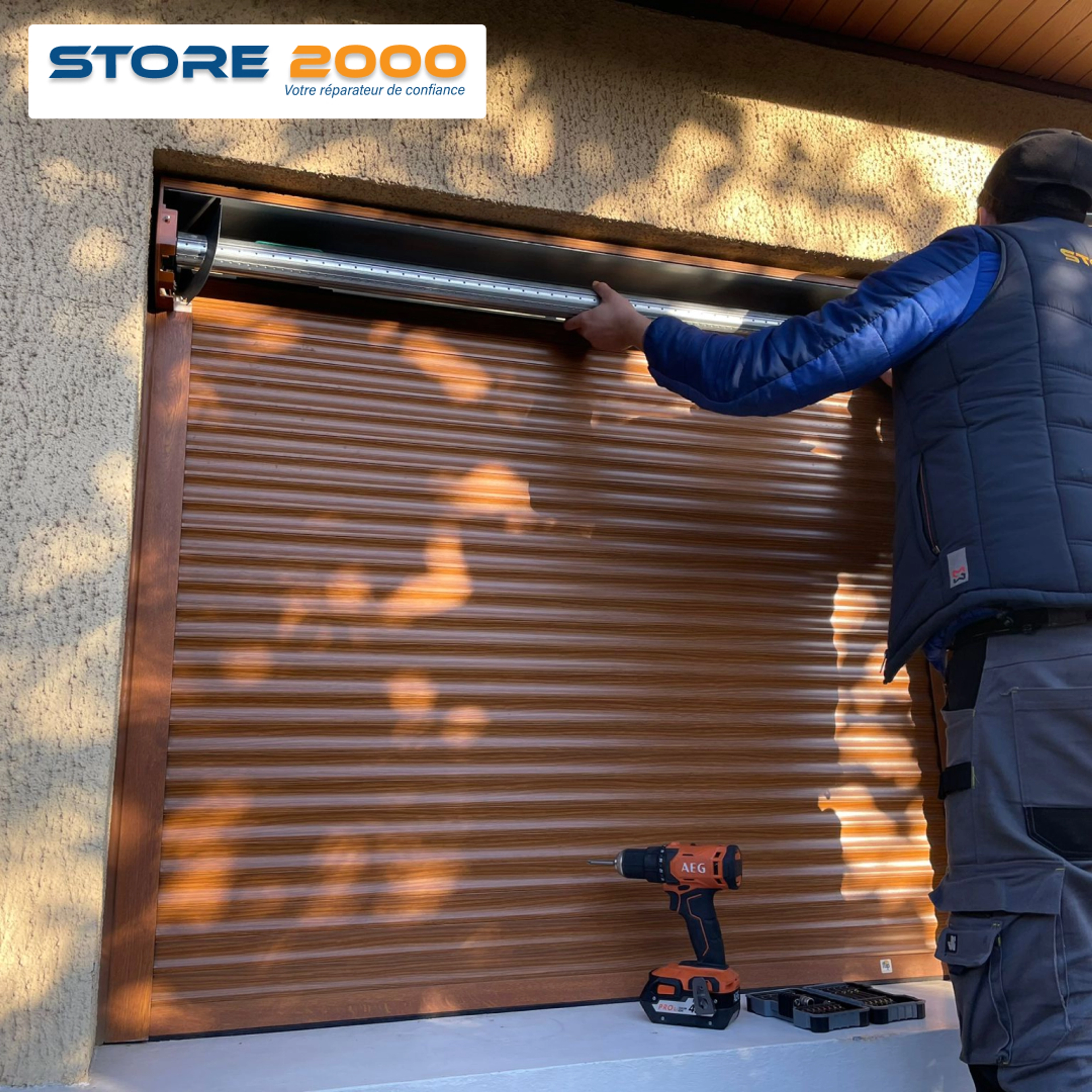 Comment réparer une genouillère volet roulant cassé